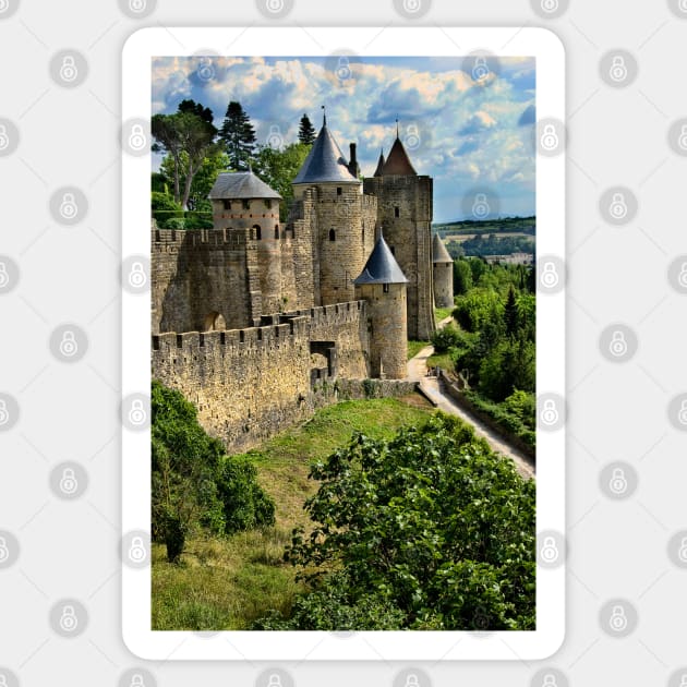 Carcassonne City Walls Sticker by IanWL